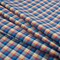 1 Yard Multicolor Checkered Cotton Shirting Lightweight Crisp Fabric